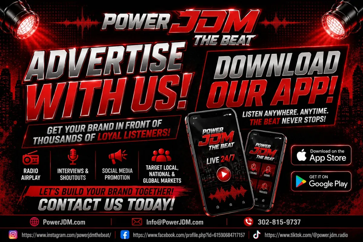 Power JDM business and promotion artwork